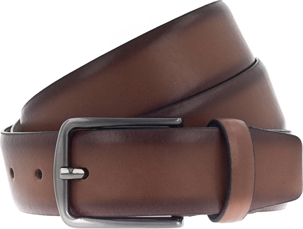 Vanzetti Pelle Cambered Belt Classics 35mm Marrone Baileys W90 Luxury