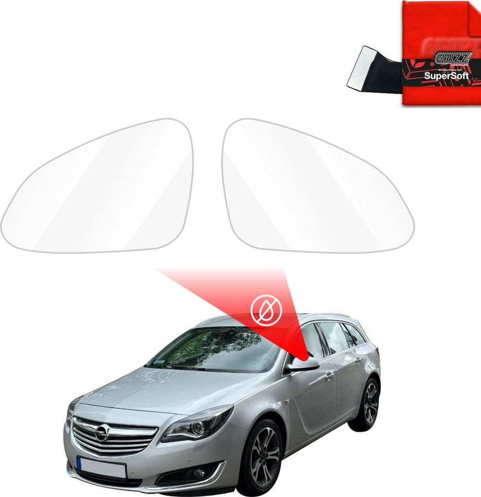 Regenschutzfolie Grizz Protector für Außenspiegel - Opel Insignia Kombi Facelifting (2013-2017)