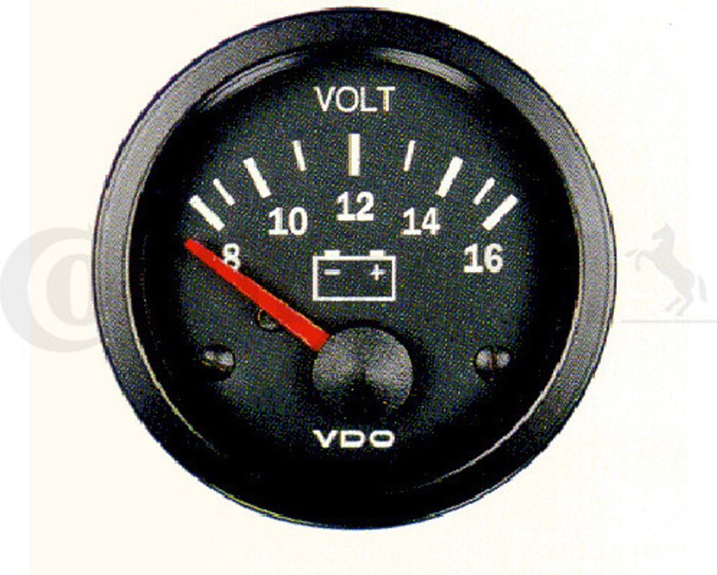 VDO Voltmeter 332-010-003K 52mm