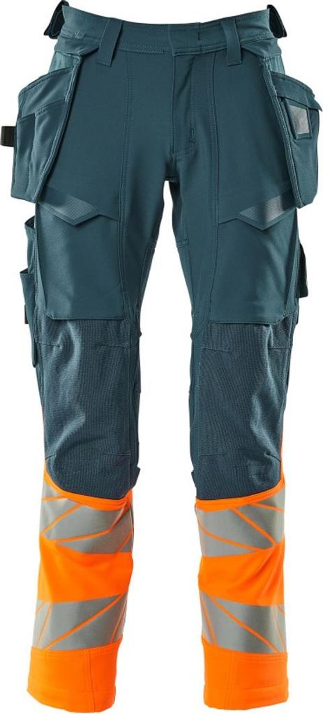 Mascot Hose mit Hängetaschen 19131-711-4414 Gr. 90C48 dunkelpetroleum/hi-vis orange