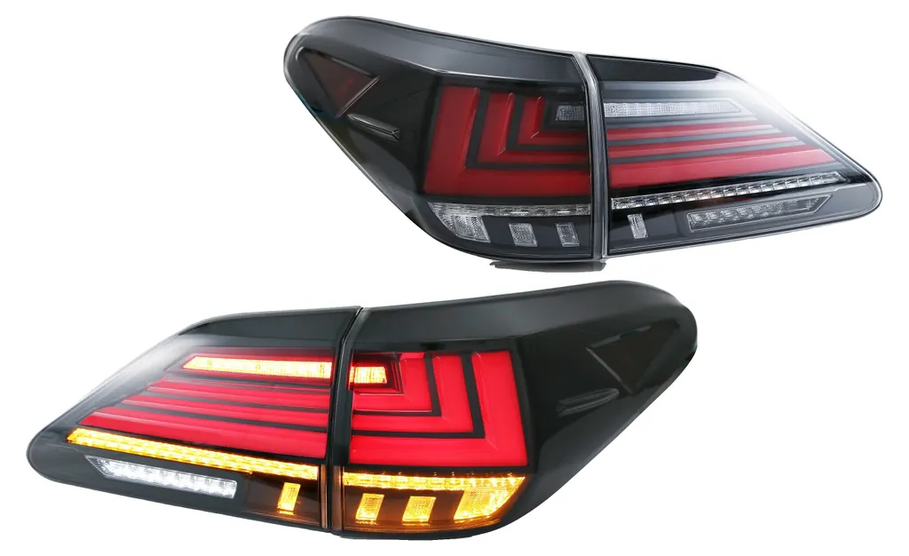 Feu arrière à LED 12V 35W en ABS noir et lentille transparente universel