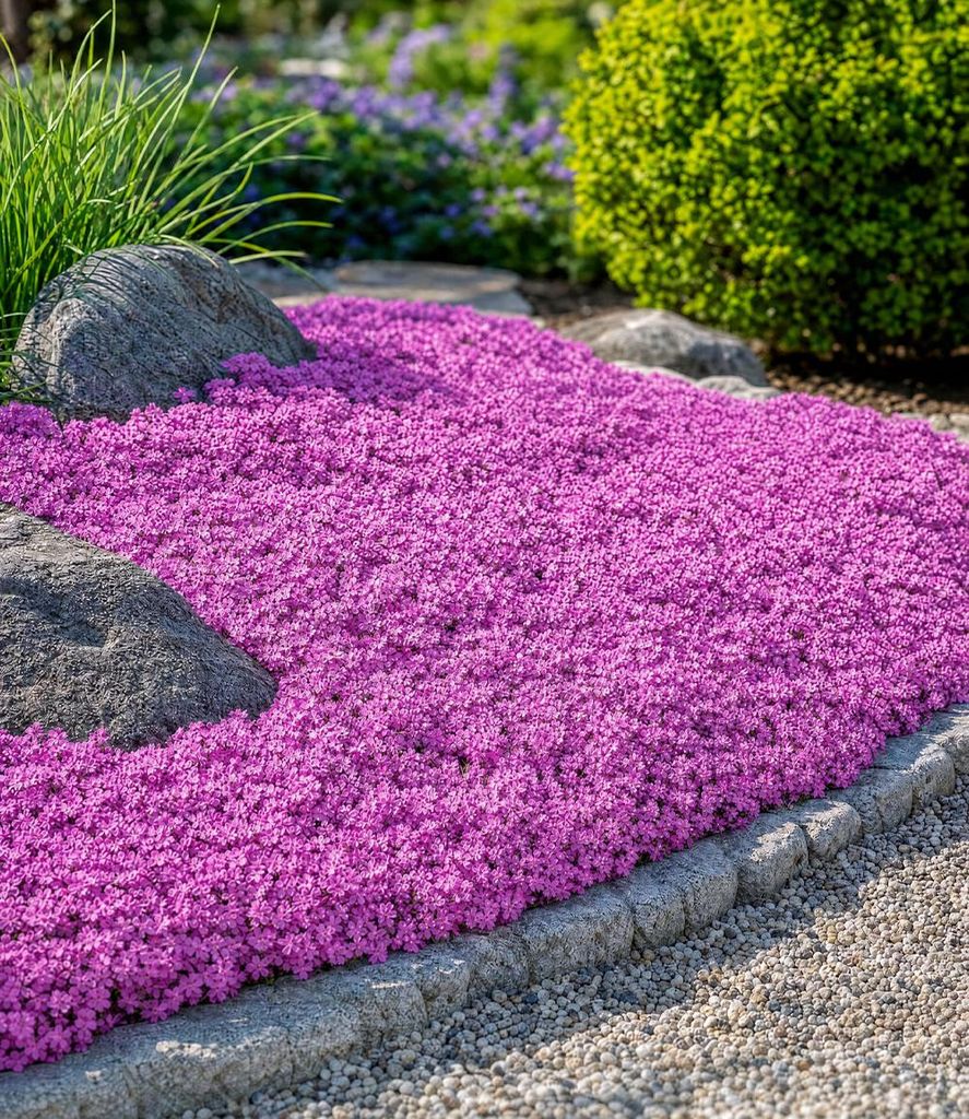 BALDUR Garten 3x Teppichphlox 'Emerald Pink', winterharter Produktbild 