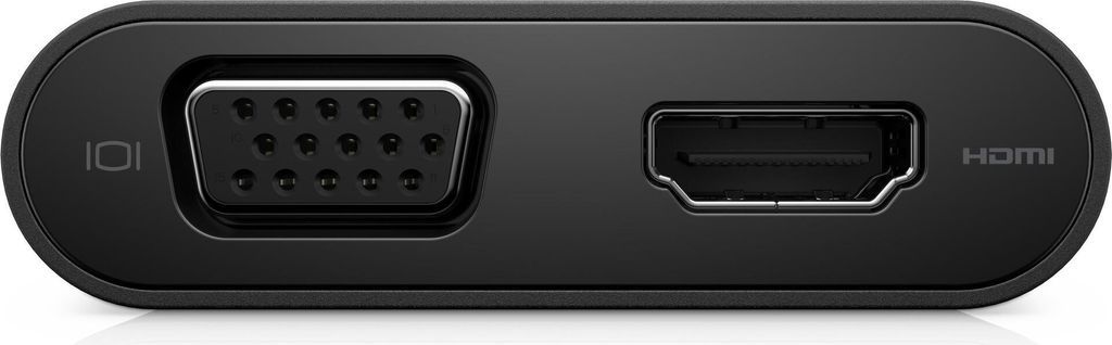 DELL USB-C - HDMI / VGA / Ethernet / USB 3.0, Schwarz