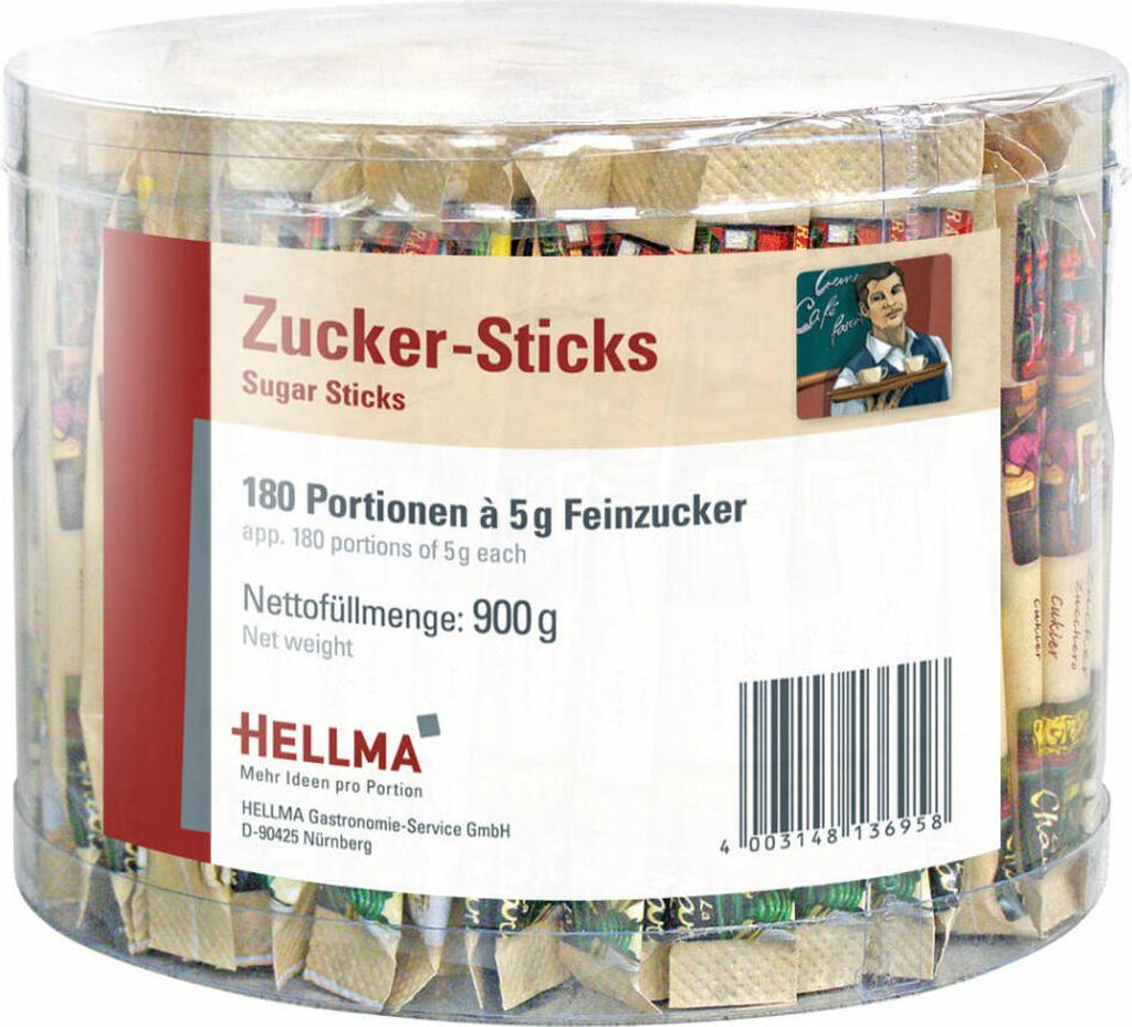 Hellma Cukrové tyčinky Creativeline Paries Round Tin 180ks Obrázok produktu 