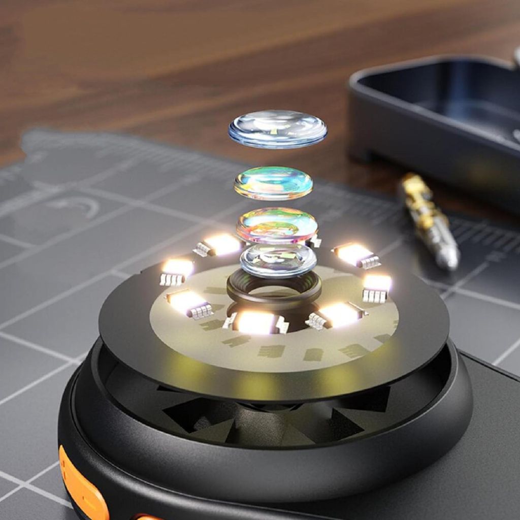 Produktbild von Tragbares Digital-Mikroskop Mit 2,0-Zoll-IPS-Display, 500x Zoom, 8 LEDs – Für Kinder & Hobby