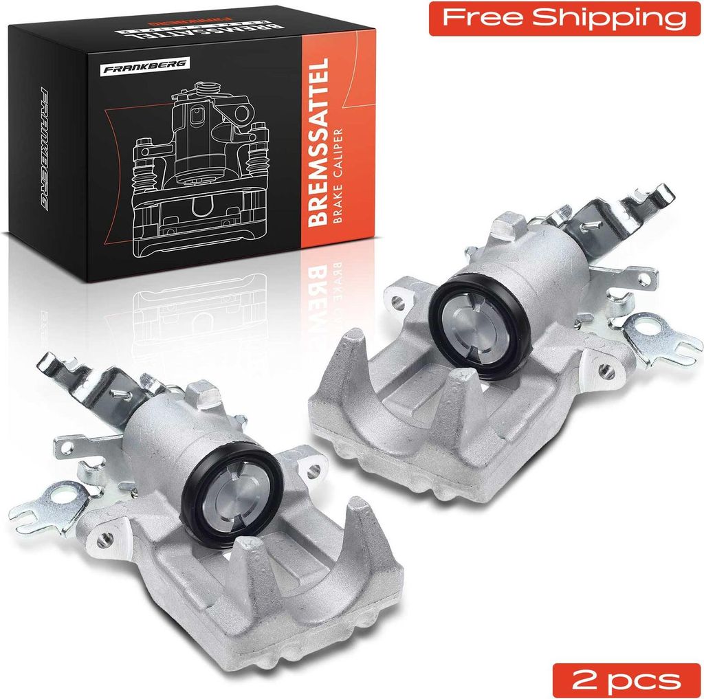 Frankberg 2x Bremssattel Hinterachse für VW Caddy III MPV 2CB 2CJ 2KB 2KJ