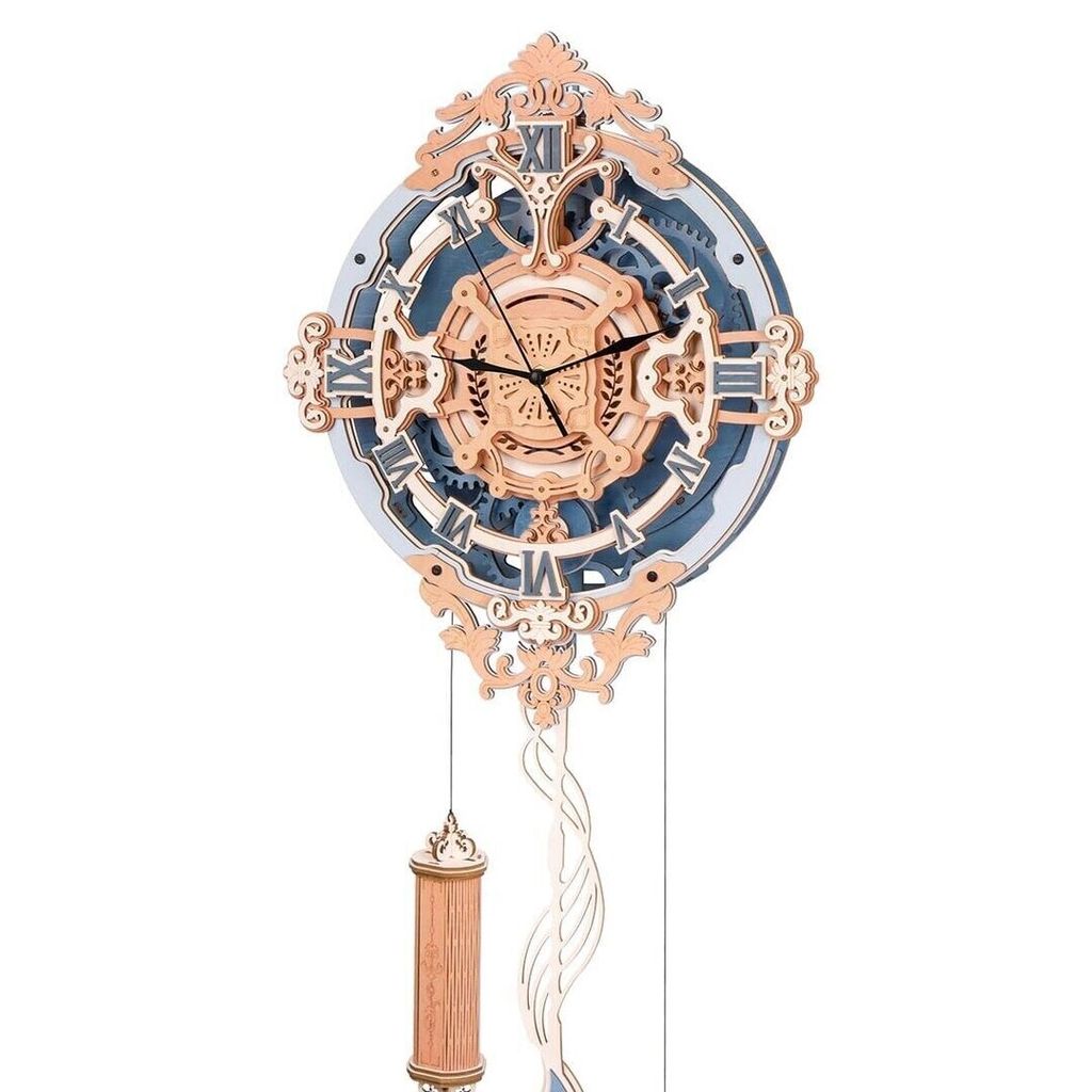 ROBOTIME Rokr 3D-Holzpuzzle Romantische Wanduhr mit Produktbild 