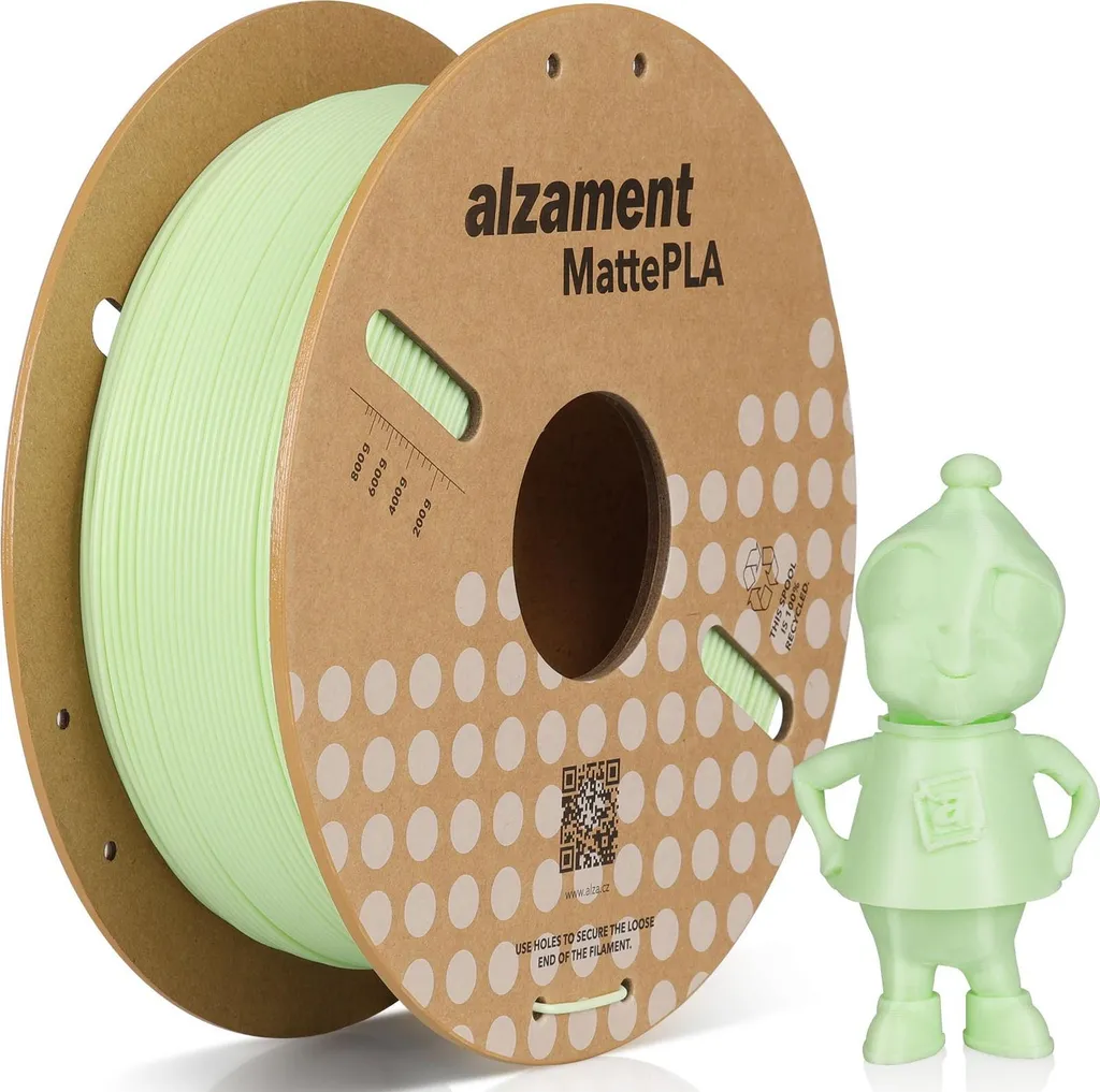 Consommable impression 3D avec ce filament PLA mat vert de 1 kg