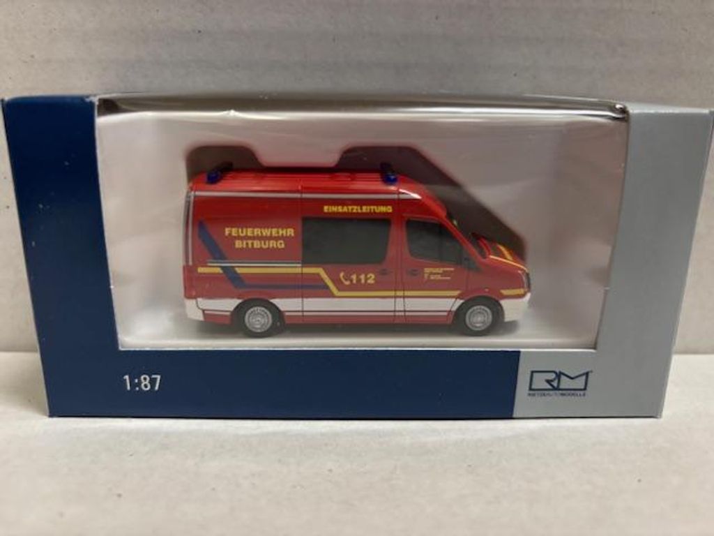 Rietze VW Crafter Feuerwehr Bitburg 53141
