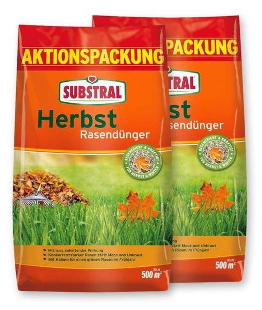 SUBSTRAL® Herbst Rasendünger 25 kg Produktbild 