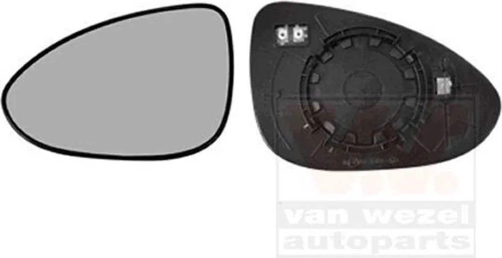 Rétroviseur Chevrolet Aveo T300 Chauffant et Convexe Van Wezel 0817837