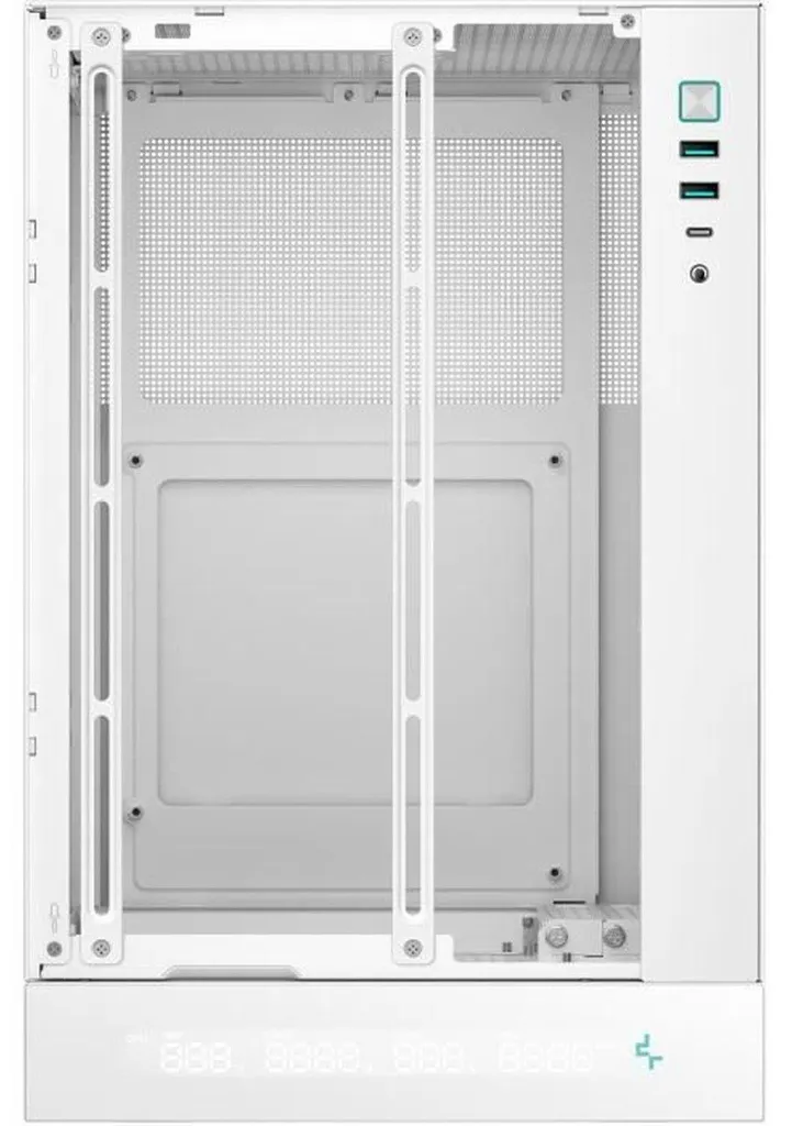 Deepcool CH170 DIGITAL Blanc : Boîtier PC ITX contre la Surchauffe Compacte - 9