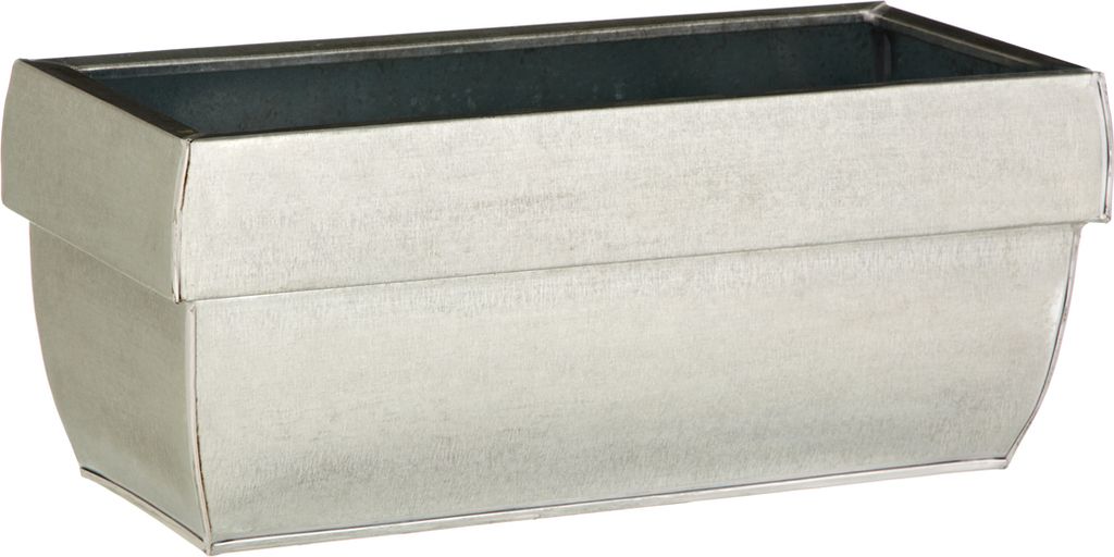 Dehner Pflanzgefäß, Zink-Blumenkasten, ca. 60 x 18 x 17 cm Produktbild 