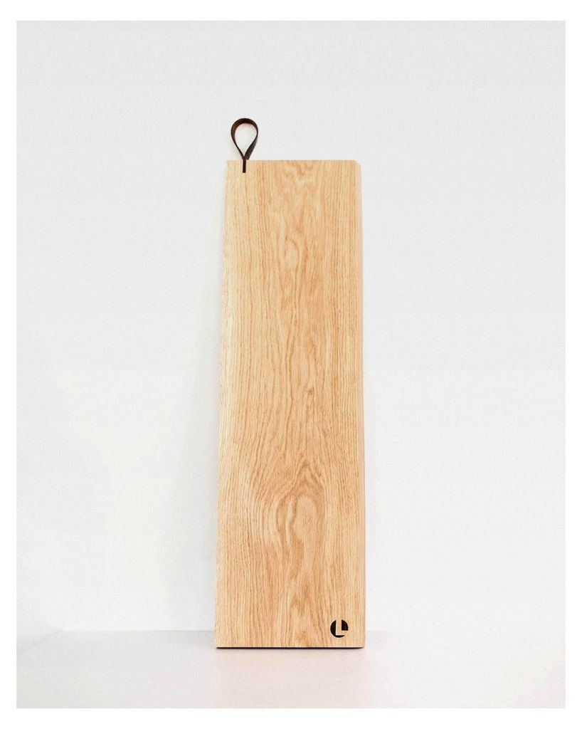 Schneidebrett aus massivem Eichenholz Servierbrett Frühstücksbrettchen Geschenkidee für Hobby- und Profiköche robust, langlebig, nachhaltig 17x...