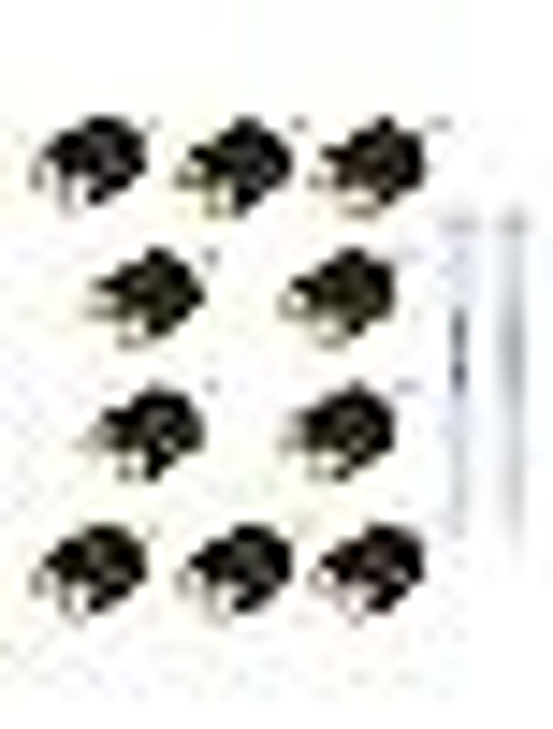 Cinch Splitter Verteiler, 10Stk Cinch Y Adapter Koppler AV Kabel RCA Stecker auf 2 Buchse Kupplung Anschluss Adapter für Subwoofer, Lautsprecher, ...