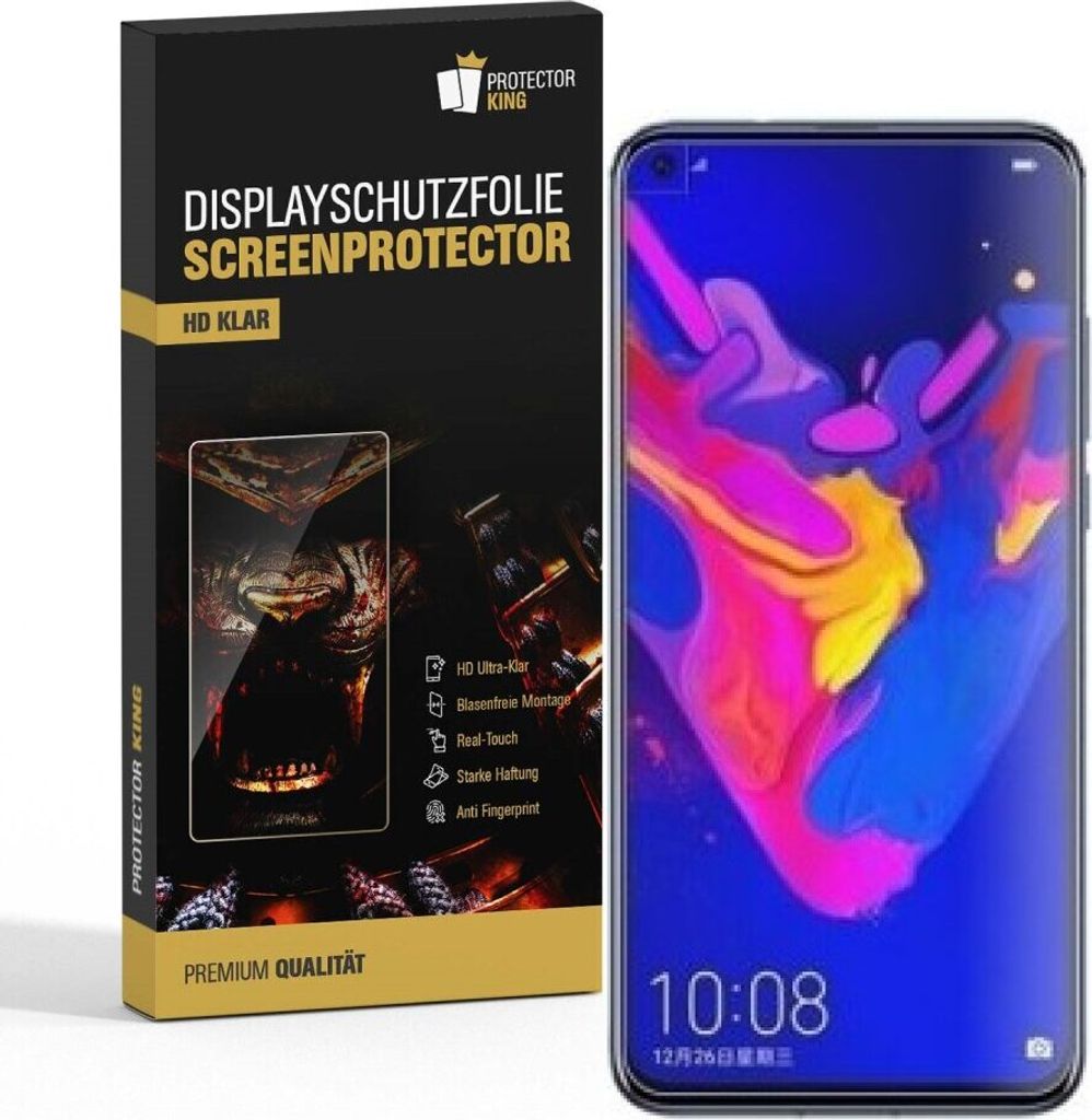 6x Displayschutzfolie für Huawei Nova 4 Displayfolie Schutzfolie Folie HD KLAR