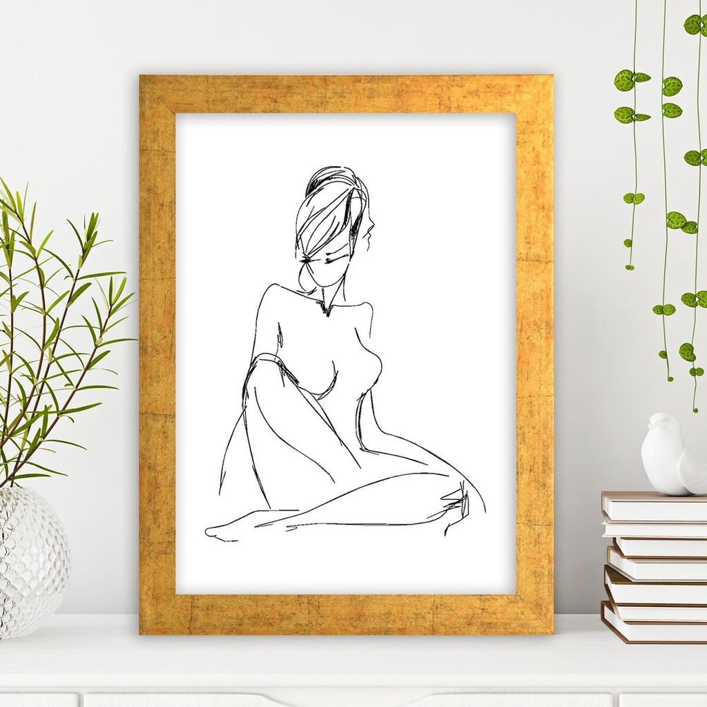 Wallity, AC492426221- HRL4101, Bunt, Leinwandbilder, 24 x 29 cm, Gemälde: 100% MDF