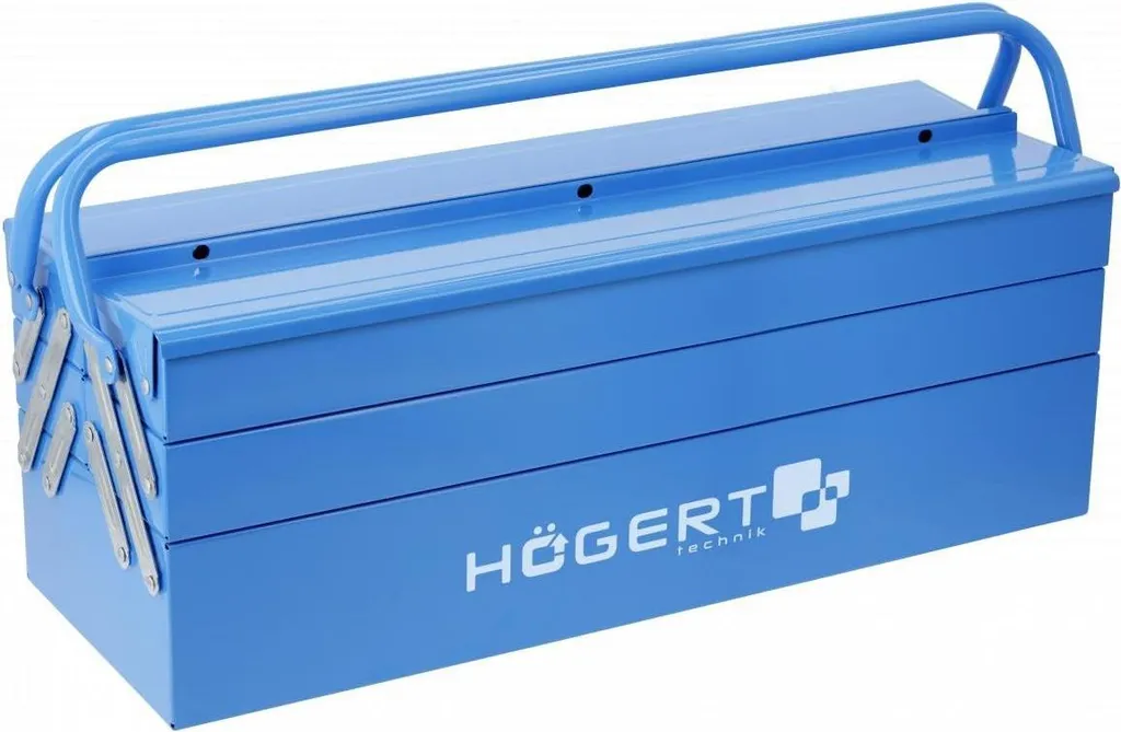 Boîte à outils 5 compartiments Högert 21" - Structure acier renforcée