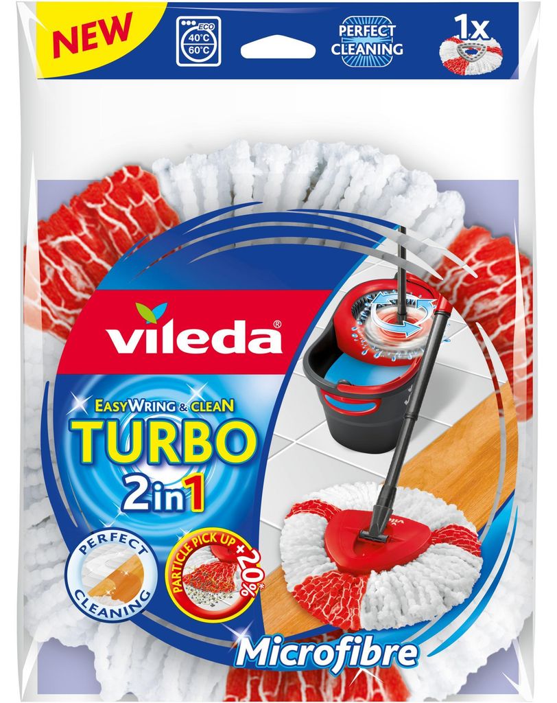 Vileda Wischbezug Easy Wring & Clean Turbo 2-in-1 Produktbild 