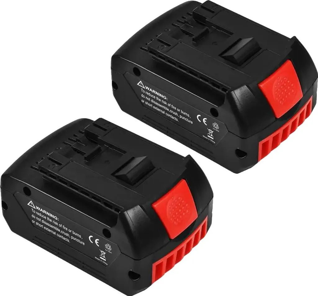 Batteria 18V 6000mAh Compatibile Bosch Professional - Set 2 Pezzi Li-Ion