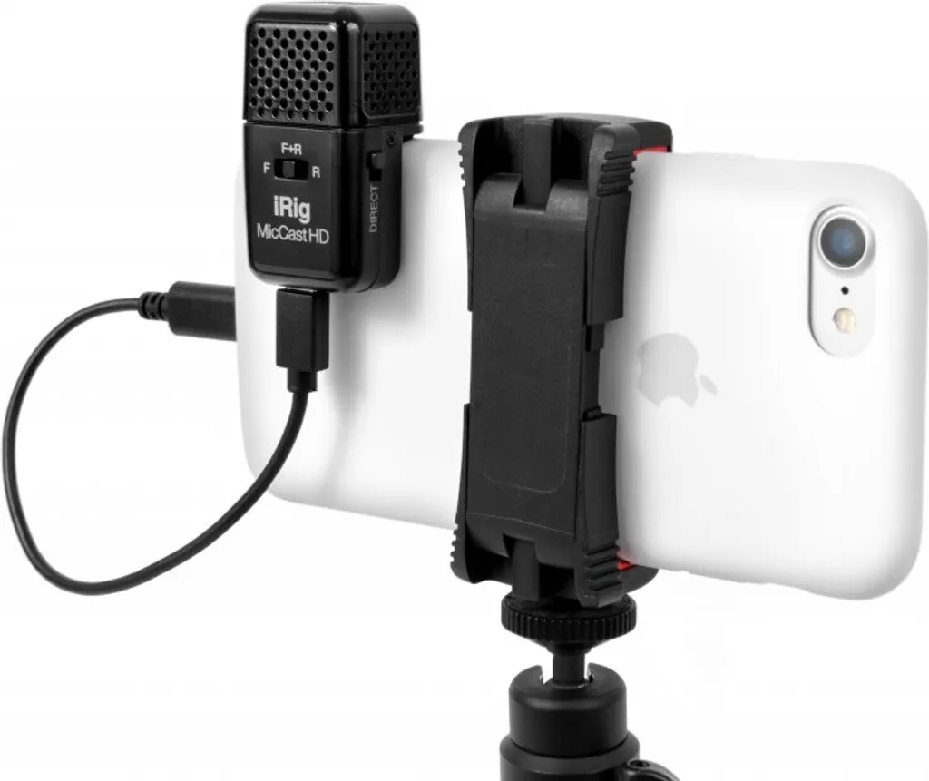 Microphone pour Vlogging et Interview iRig Mic Cast HD Qualité Studio 96kHz