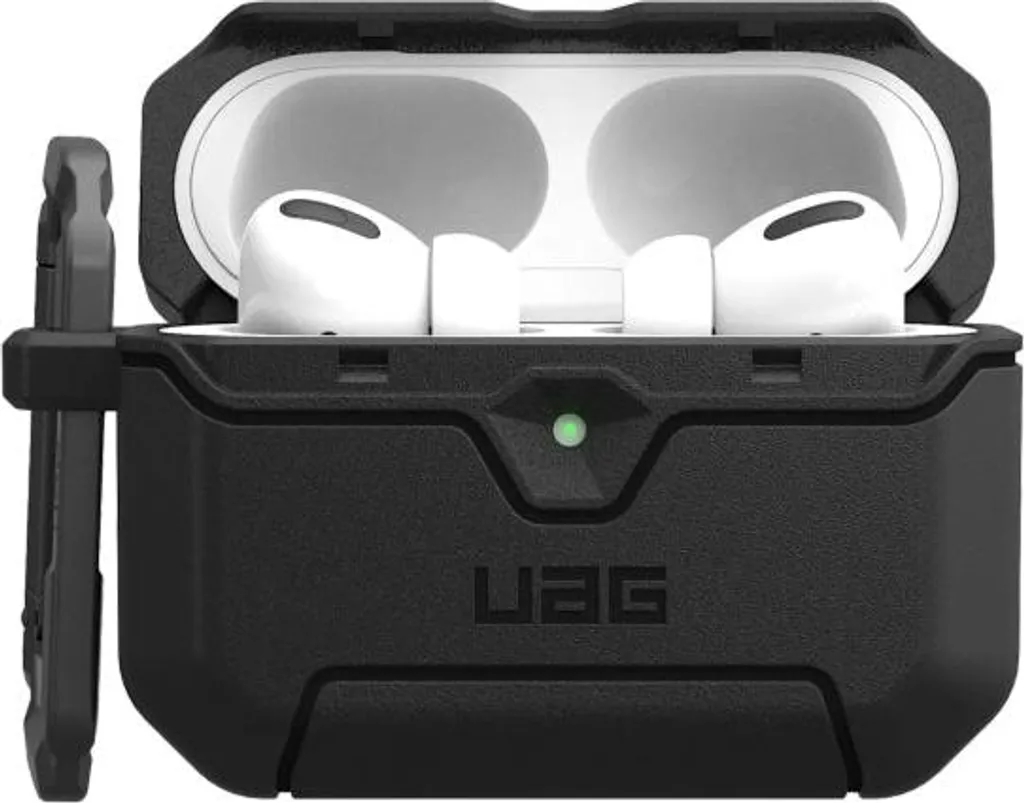 Coque AirPods Pro UAG Scout Noire - Ultra Résistante et Compatible Qi