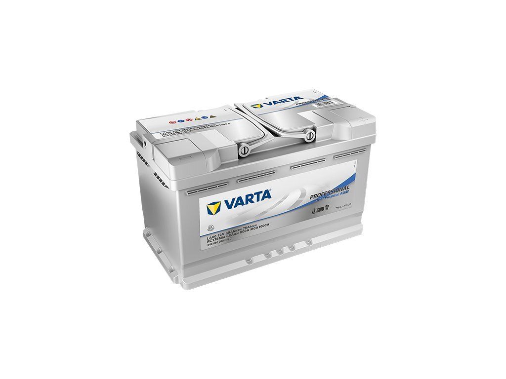Autobaterie Varta Professional Dual Purpose AGM 80Ah, 12V, Obrázek produktu 