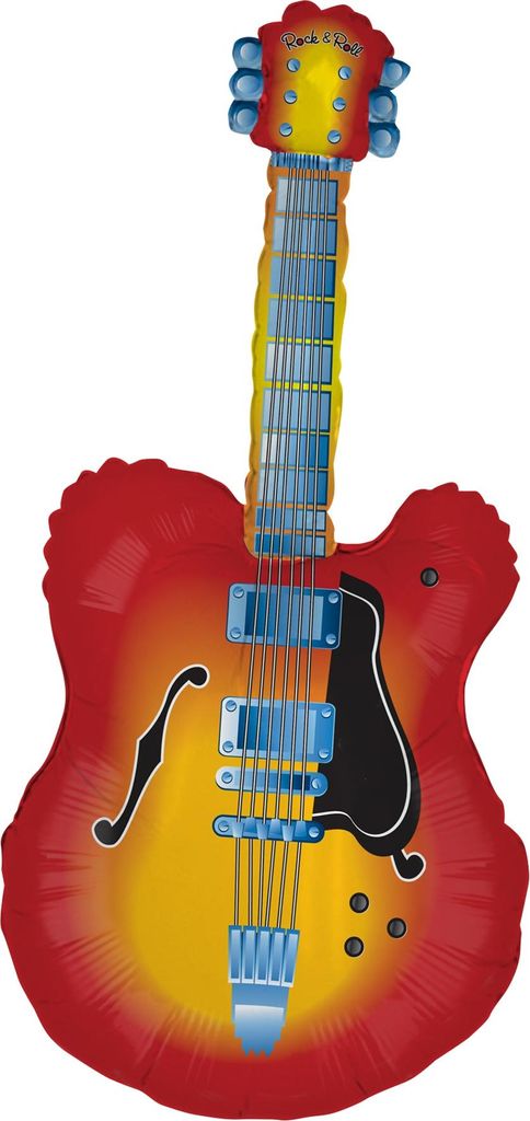 Shape Folienballon "Gitarre" | 109 cm Produktbild 