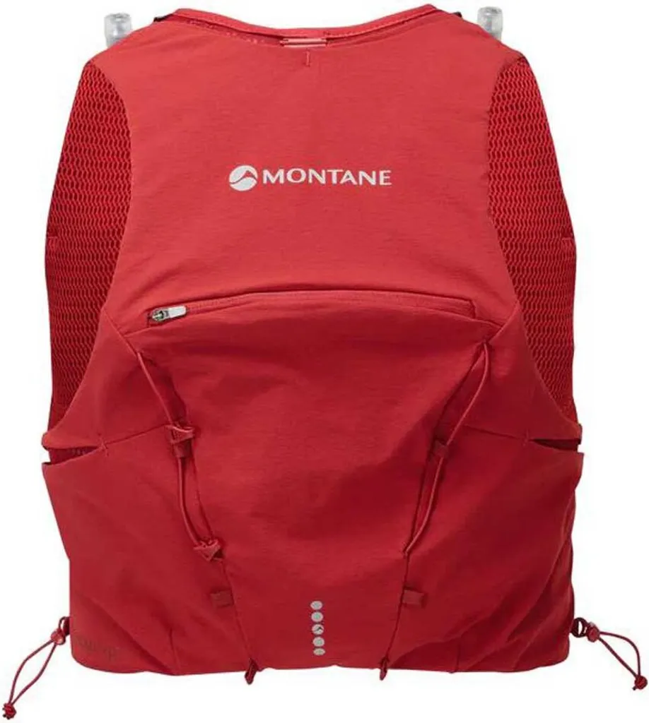 Gilet de trail Montane Gecko VP 5+ M rouge pour course de performance