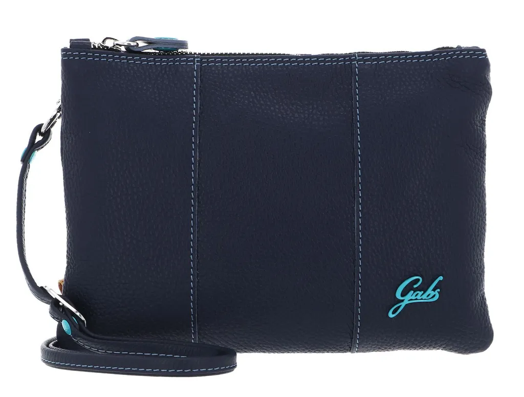 Gabs Beyonce Bull Basic Blu - Tracolla Piatta in Pelle Ink Blue