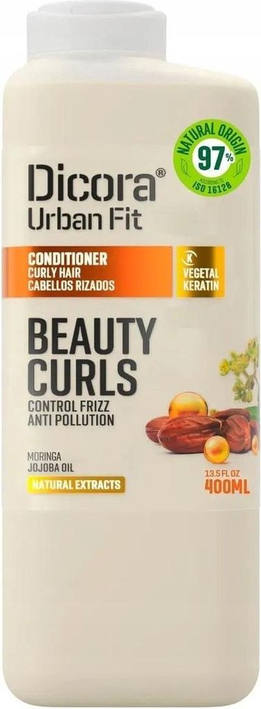 Dicora Odżywka do włosów kręconych z olejkiem jojoba 400 ml Zdjęcie produktu 