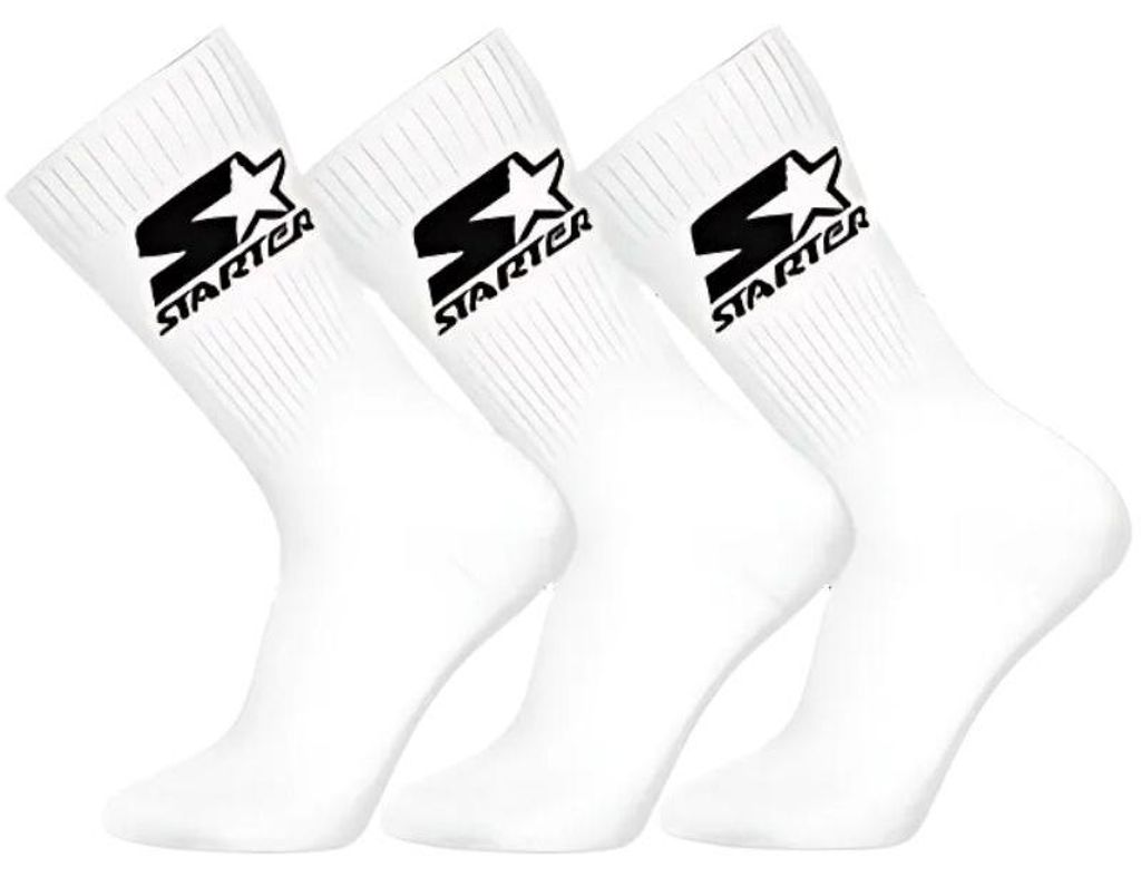 Starter 3pk Crew Socks (45) 43/46 White Produktbild 