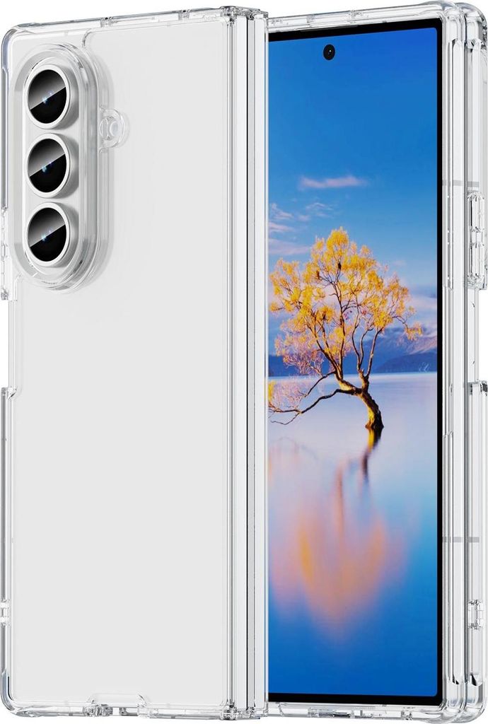 Hülle für Samsung Galaxy Z Fold 7 - Phonesta HybridAir Back Cover - Transparent