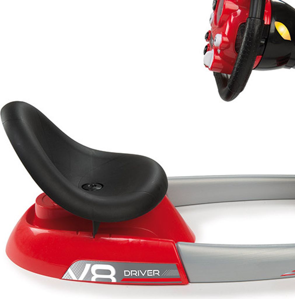 Smoby Fahrsimulator Pilot V8 Rot und Schwarz 370206 Produktbild 5