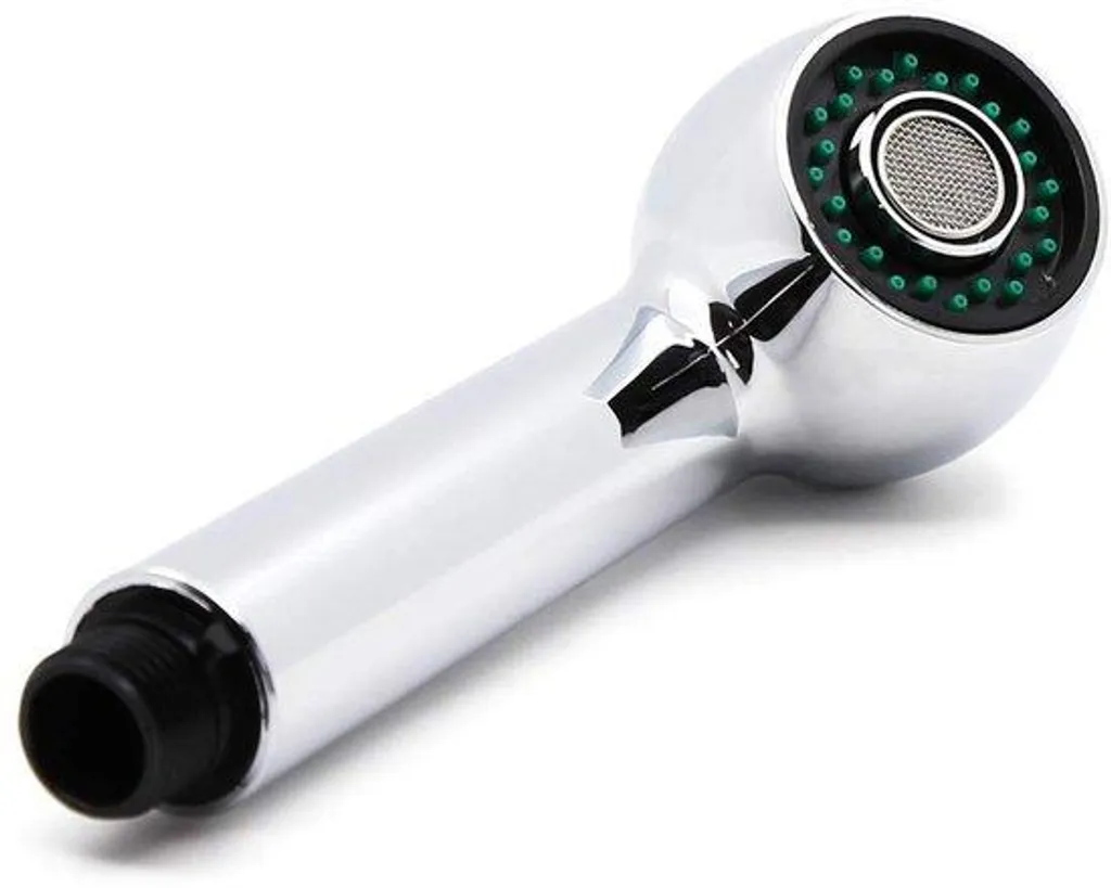 Douchette de cuisine à 2 jets pour plan de travail avec brosses inox