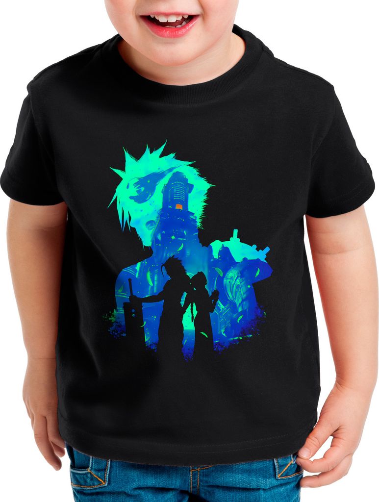 style3 Mako Memory Kinder T-Shirt anime cloud chocobo sephiroth
