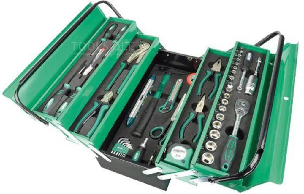 Coffret à outils complet 88 pièces en métal pour atelier et garage