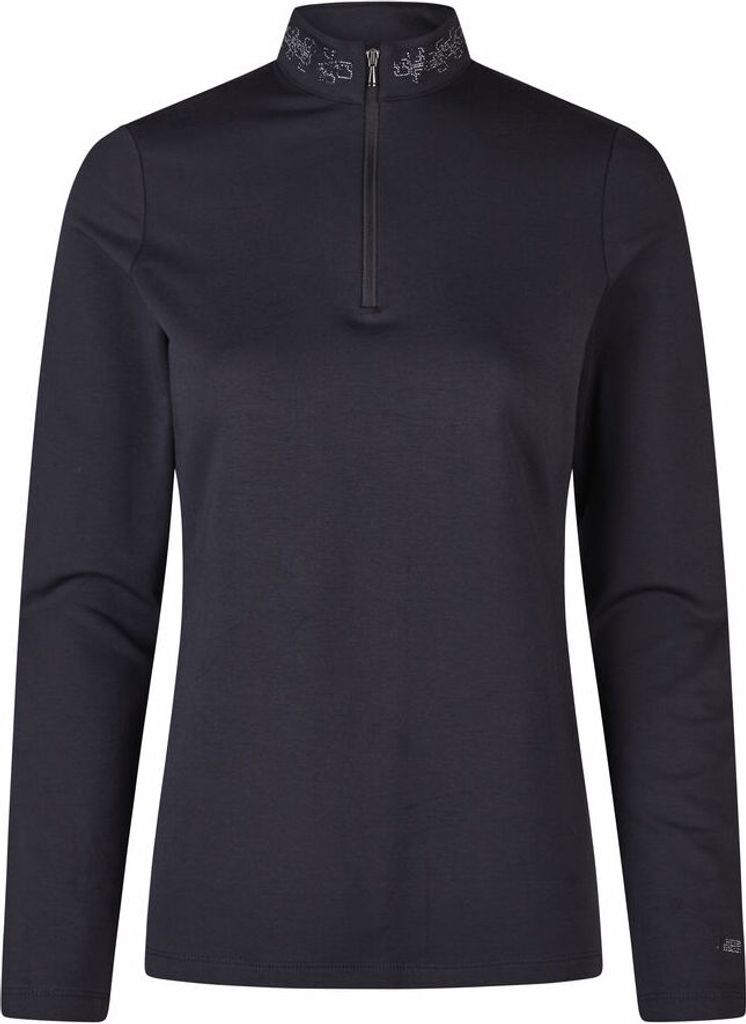 Pikeur Strass Shirt Damen Langarm nightblue Sports HW 2024, Größe:38