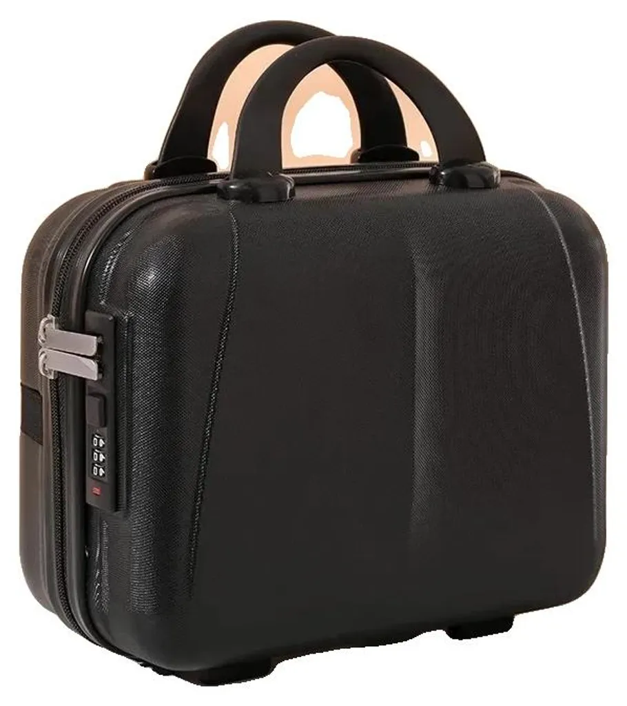 Sac de voyage 350 mm noir double zip conception légère haute qualité