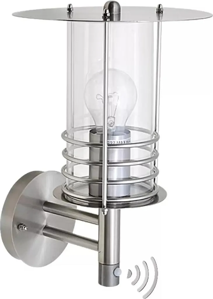 Lampada Esterni Silver Star II con Sensore Movimento | Prezzo Stock