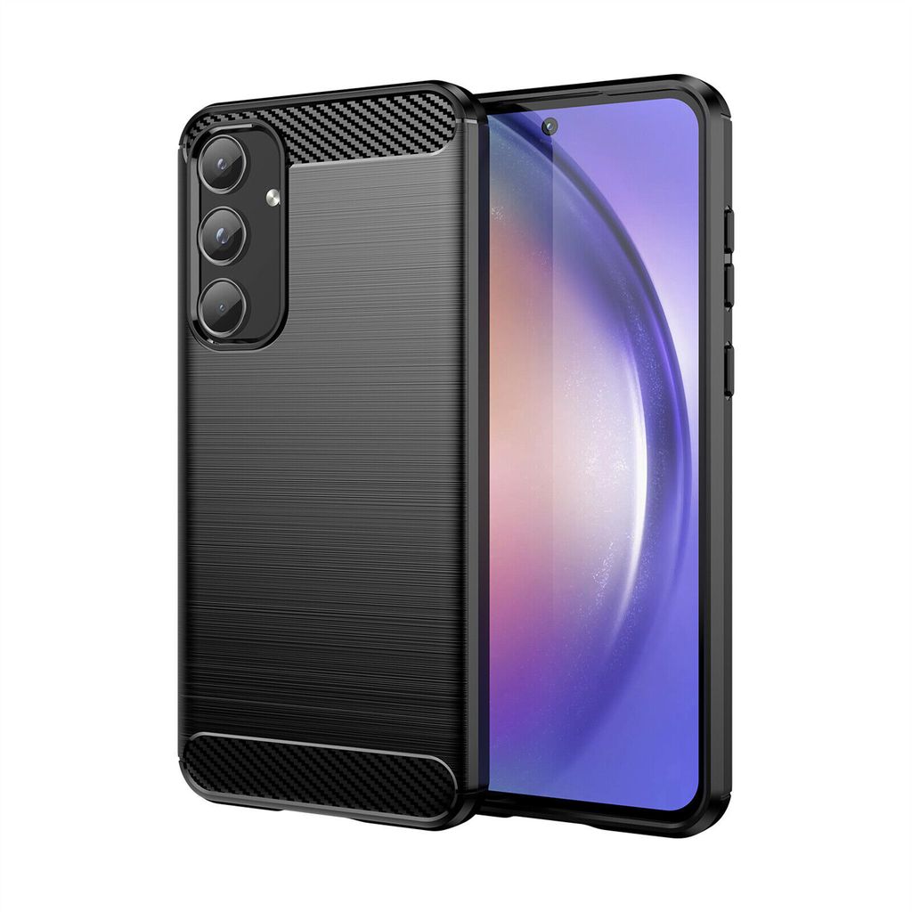 Carbon Hülle für Samsung Galaxy A55 5G Handyhülle Back Produktbild 