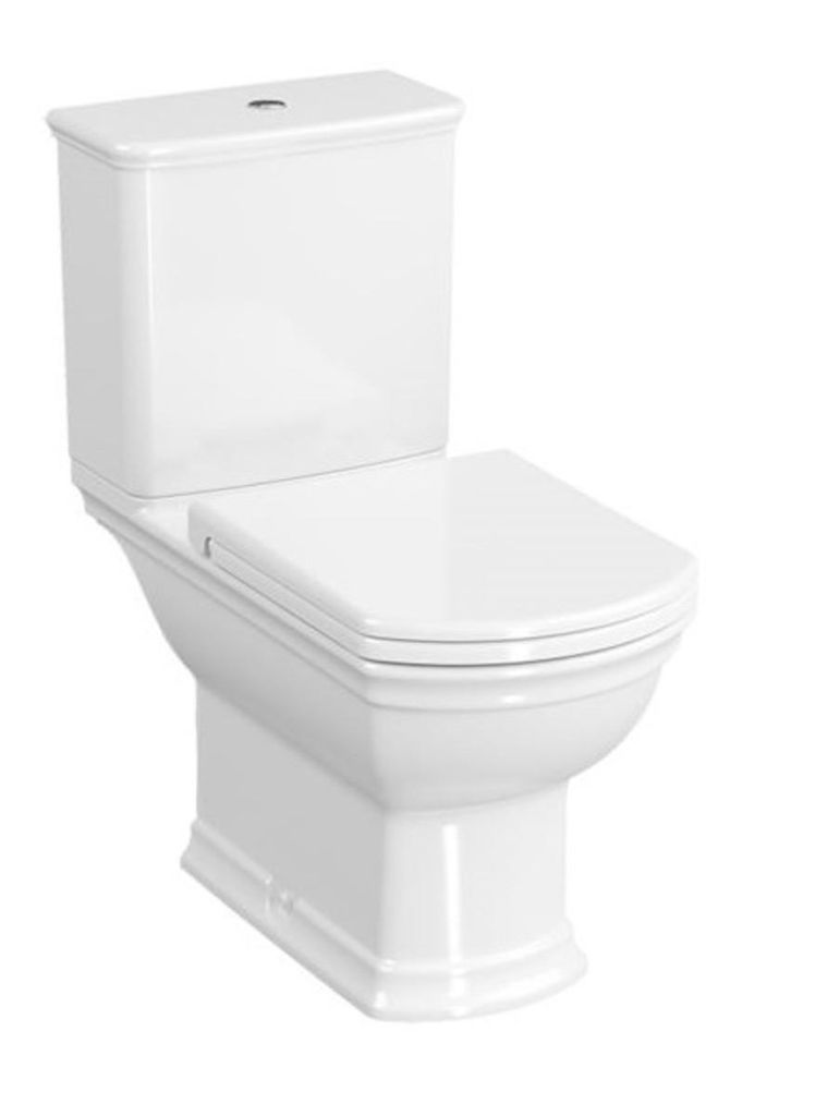 Vitra VALARTE Stand-Kombi-WC mit SoftClose WC-Sitz, Wasseranschluss oben