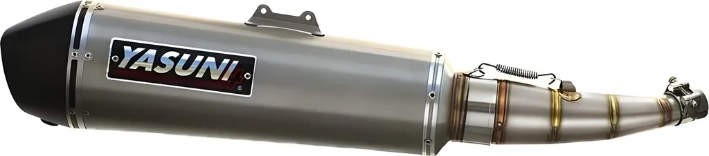 Pot d'échappement Yasuni 4 titane homologué pour scooter Yamaha X-Max 300