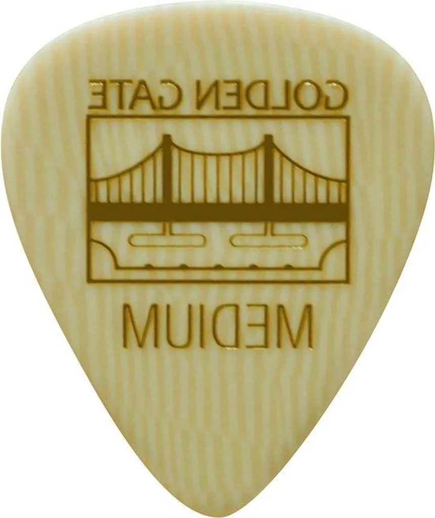 Plectres pour guitare acoustique en ivoiroïde 0,75 mm - Pack de 5 pièces