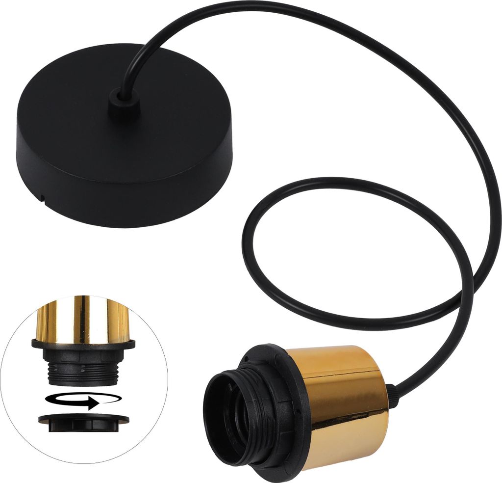 Flachseil 100 Schwarz Cup 50 Gold