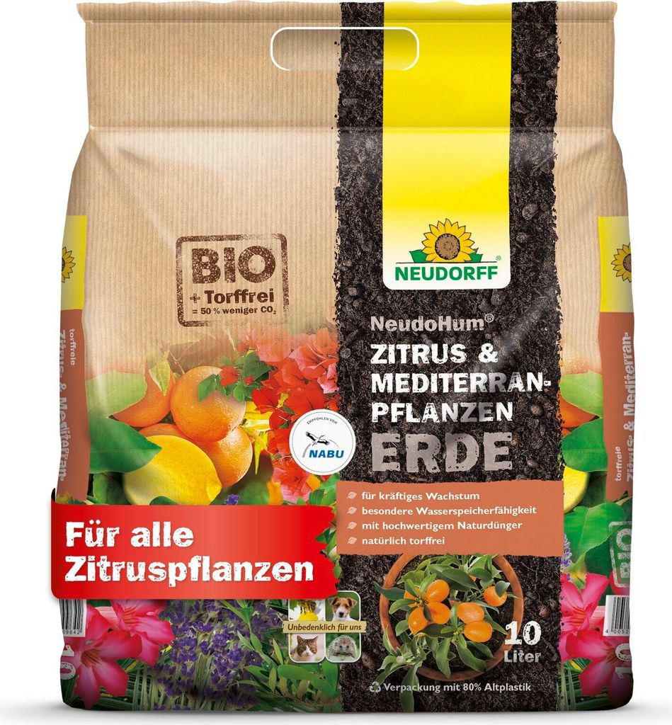 Neudorff Neudohum Zitrus- & MediterranpflanzenErde - 10 Produktbild 