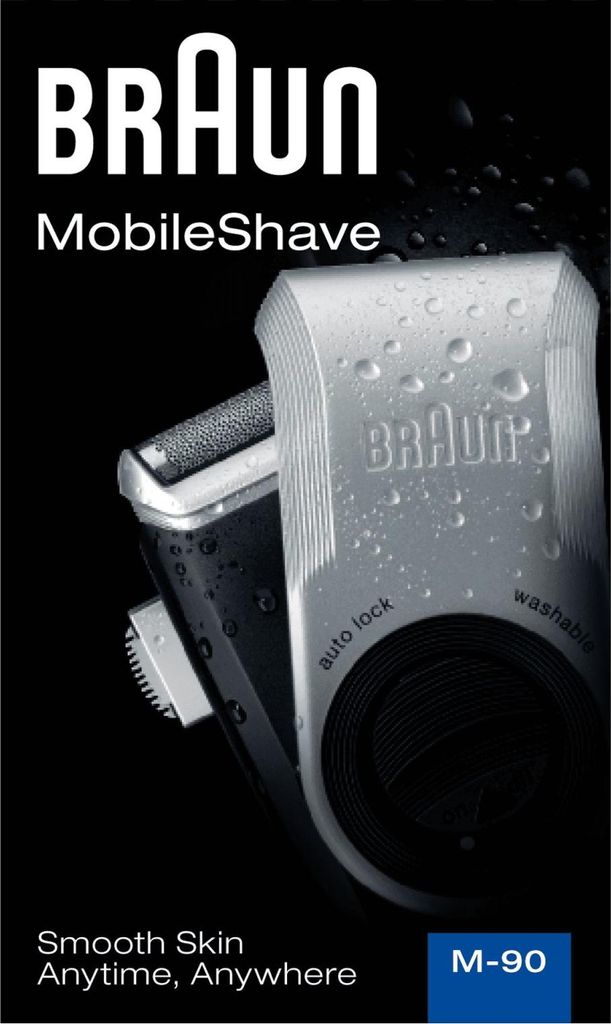 Rasoir électrique de voyage Braun PocketGo M90 MobileShave Image du produit 