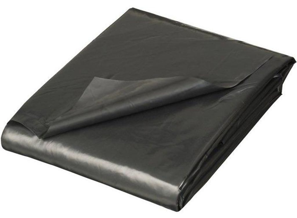 Krycia fólia, 4 x 6 m, hrúbka 100 µm, čierna, recyklovaný Obrázok produktu 