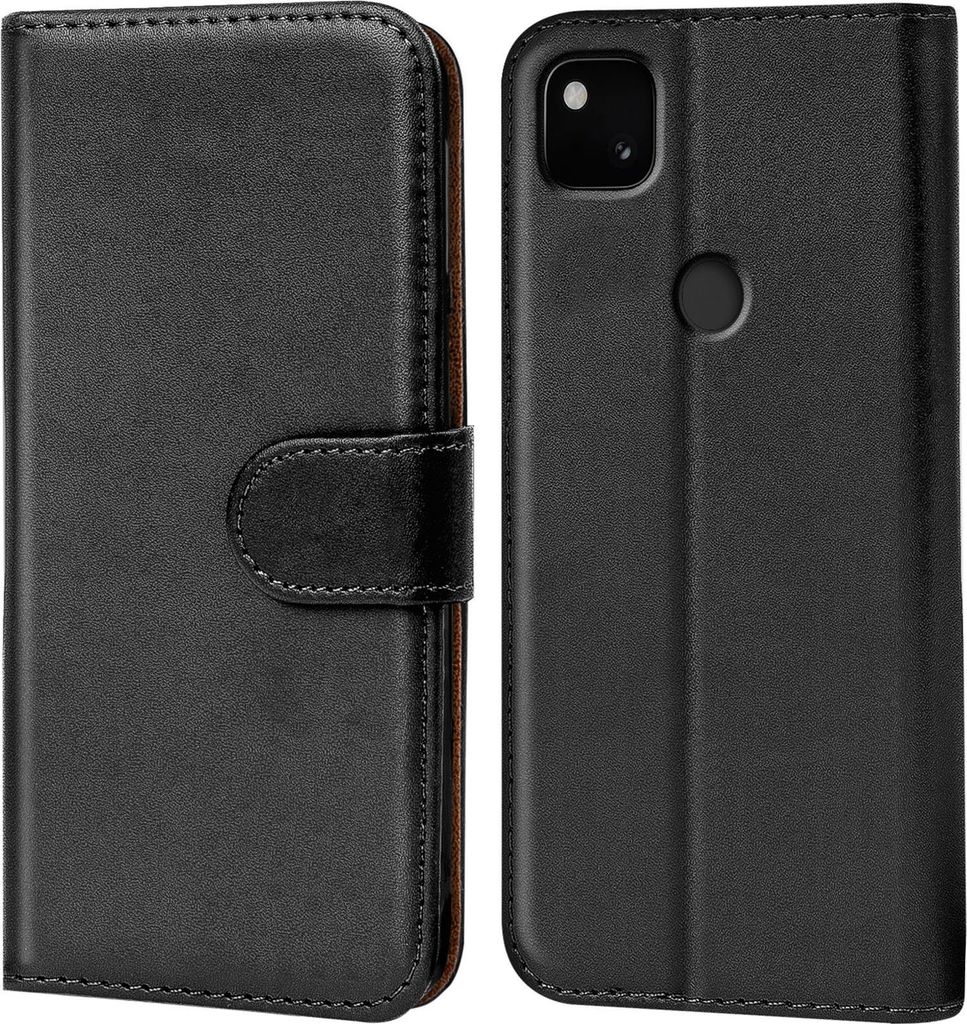 Book Case für Google Pixel 4a Hülle Flip Cover Handy Tasche