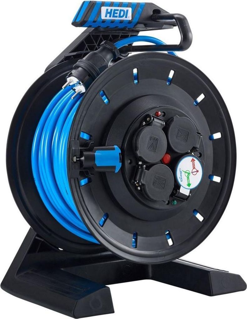 HEDI Kabeltrommel Vollkunststoff Generation 7 Champion D 290 mm K7SR40QTF560